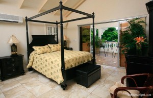 bedroom suite with view st lucia