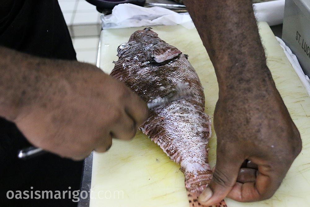 lionfish preparation descale