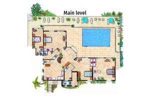 main floor plan villa