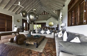main villa area living room