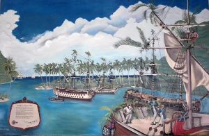 marigot bay ship hideout painting