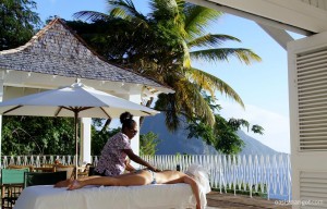 massage by the pool st lucia