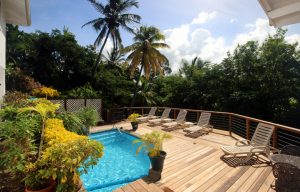 private deck and pool villa in st lucia